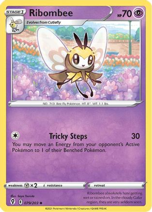 Ribombee (79) [SWSH07: Evolving Skies] - Deck Out Gaming