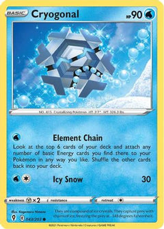 Cryogonal (43) [SWSH07: Evolving Skies] Reverse Holofoil - Deck Out Gaming