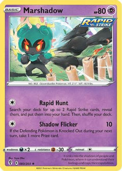 Marshadow (80) [SWSH07: Evolving Skies] Reverse Holofoil - Deck Out Gaming