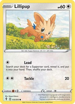 Lillipup (133) [SWSH07: Evolving Skies] Reverse Holofoil - Deck Out Gaming