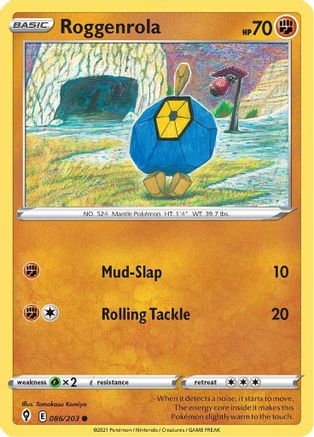 Roggenrola (86) [SWSH07: Evolving Skies] - Deck Out Gaming