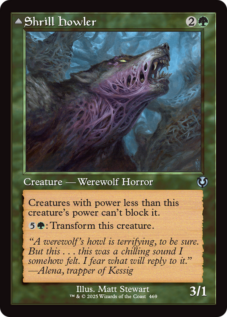 Shrill Howler (Retro Frame) (469) [Innistrad Remastered] - Deck Out Gaming