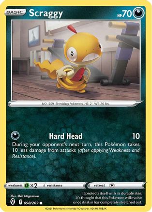 Scraggy (98) [SWSH07: Evolving Skies] - Deck Out Gaming