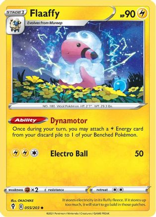 Flaaffy (55) [SWSH07: Evolving Skies] Reverse Holofoil - Deck Out Gaming