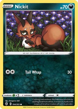 Nickit (104) [SWSH07: Evolving Skies] - Deck Out Gaming