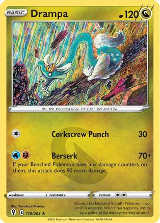 Drampa (119) [SWSH07: Evolving Skies] Reverse Holofoil - Deck Out Gaming