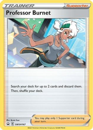 Professor Burnet - SWSH167 (SWSH167) [SWSH: Sword & Shield Promo Cards] - Deck Out Gaming
