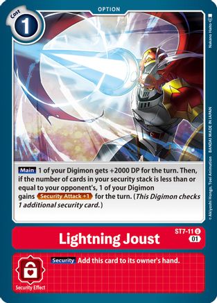 Lightning Joust (ST7-11) [Starter Deck 07: Gallantmon] - Deck Out Gaming