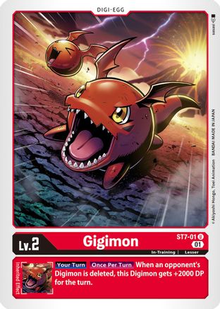 Gigimon (ST7-01) [Starter Deck 07: Gallantmon] - Deck Out Gaming