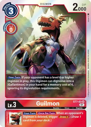 Guilmon (ST7-03) [Starter Deck 07: Gallantmon] Foil - Deck Out Gaming