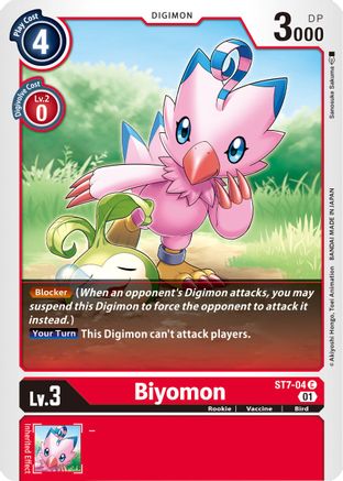 Biyomon (ST7-04) [Starter Deck 07: Gallantmon] - Deck Out Gaming