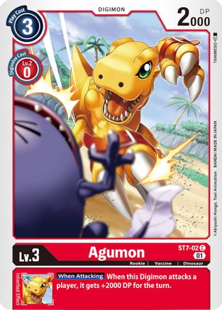 Agumon (ST7-02) [Starter Deck 07: Gallantmon] - Deck Out Gaming