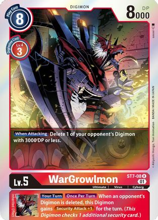 WarGrowlmon (ST7-08) [Starter Deck 07: Gallantmon] Foil - Deck Out Gaming