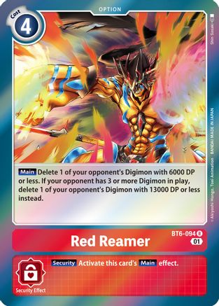 Red Reamer (BT6-094) [Double Diamond] Foil - Deck Out Gaming