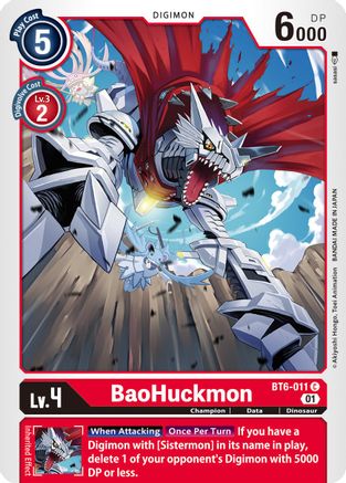 BaoHuckmon (BT6-011) [Double Diamond] - Deck Out Gaming