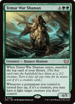 Temur War Shaman (200) [Duskmourn: House of Horror Commander] - Deck Out Gaming