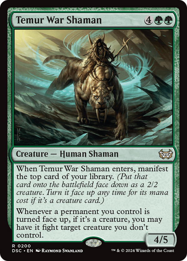 Temur War Shaman (200) [Duskmourn: House of Horror Commander] - Deck Out Gaming