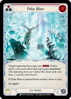 Polar Blast (Red) (ELE166) [Tales of Aria] 1st Edition - Deck Out Gaming