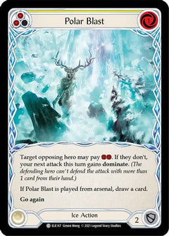 Polar Blast (Yellow) (ELE167) [Tales of Aria] Unlimited Edition Rainbow Foil - Deck Out Gaming
