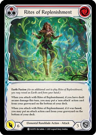 Rites of Replenishment (Red) (ELE079) [Tales of Aria] Unlimited Edition - Deck Out Gaming