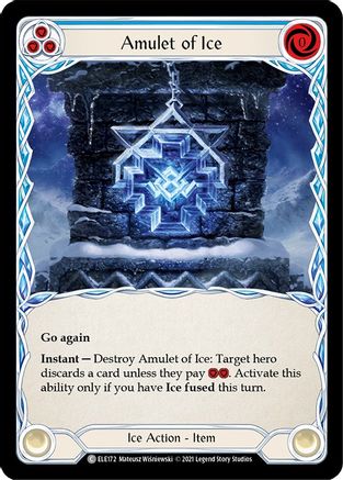 Amulet of Ice (ELE172) [Tales of Aria] Unlimited Edition - Deck Out Gaming