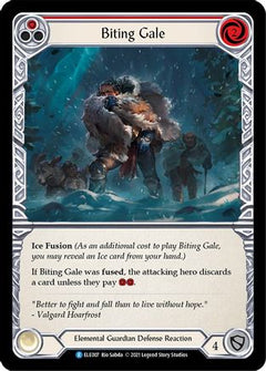 Biting Gale (Red) (ELE007) [Tales of Aria] Unlimited Edition Rainbow Foil - Deck Out Gaming