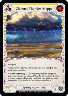 Channel Thunder Steppe (ELE175) [Tales of Aria] Unlimited Edition - Deck Out Gaming