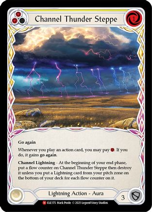 Channel Thunder Steppe (ELE175) [Tales of Aria] 1st Edition - Deck Out Gaming