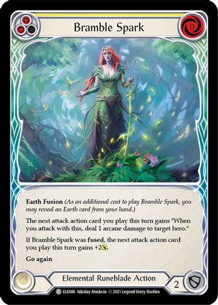 Bramble Spark (Yellow) (ELE086) [Tales of Aria] Unlimited Edition - Deck Out Gaming