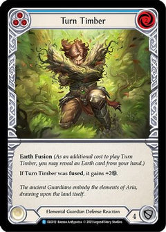 Turn Timber (Blue) (ELE012) [Tales of Aria] 1st Edition - Deck Out Gaming