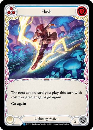 Flash (Blue) (ELE179) [Tales of Aria] 1st Edition - Deck Out Gaming