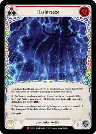 Flashfreeze (ELE092) [Tales of Aria] 1st Edition - Deck Out Gaming