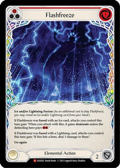 Flashfreeze (ELE092) [Tales of Aria] Unlimited Edition Rainbow Foil - Deck Out Gaming