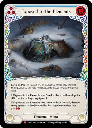 Exposed to the Elements (ELE093) [Tales of Aria] Unlimited Edition - Deck Out Gaming