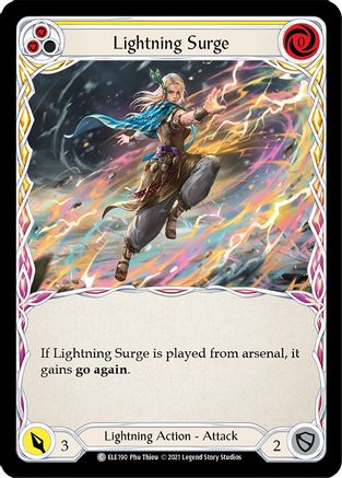 Lightning Surge (Yellow) (ELE190) [Tales of Aria] Unlimited Edition - Deck Out Gaming