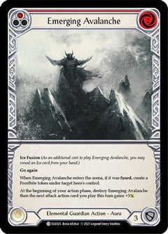 Emerging Avalanche (Red) (ELE025) [Tales of Aria] Unlimited Edition Rainbow Foil - Deck Out Gaming