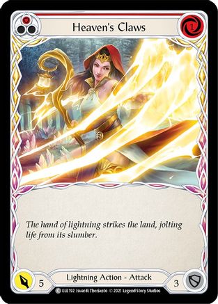 Heaven's Claws (Red) (ELE192) [Tales of Aria] Unlimited Edition - Deck Out Gaming