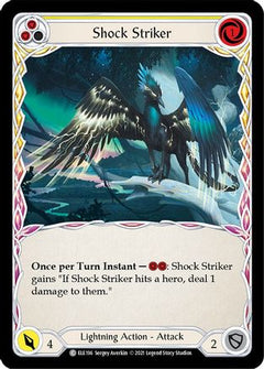 Shock Striker (Yellow) (ELE196) [Tales of Aria] 1st Edition - Deck Out Gaming
