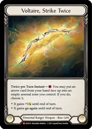 Voltaire, Strike Twice (ELE034) [Tales of Aria] Unlimited Edition - Deck Out Gaming