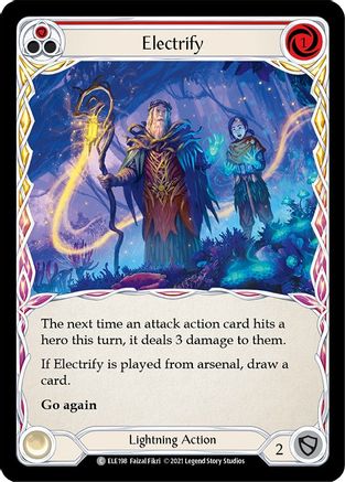 Electrify (Red) (ELE198) [Tales of Aria] Unlimited Edition Rainbow Foil - Deck Out Gaming