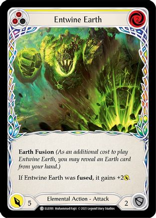 Entwine Earth (Yellow) (ELE095) [Tales of Aria] Unlimited Edition - Deck Out Gaming