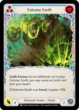 Entwine Earth (Blue) (ELE096) [Tales of Aria] Unlimited Edition - Deck Out Gaming