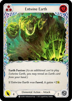 Entwine Earth (Blue) (ELE096) [Tales of Aria] Unlimited Edition Rainbow Foil - Deck Out Gaming