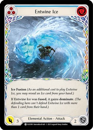Entwine Ice (Blue) (ELE099) [Tales of Aria] Unlimited Edition - Deck Out Gaming
