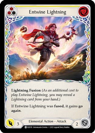 Entwine Lightning (Yellow) (ELE101) [Tales of Aria] Unlimited Edition - Deck Out Gaming