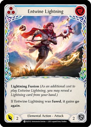 Entwine Lightning (Blue) (ELE102) [Tales of Aria] 1st Edition - Deck Out Gaming