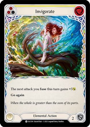 Invigorate (Yellow) (ELE104) [Tales of Aria] Unlimited Edition - Deck Out Gaming
