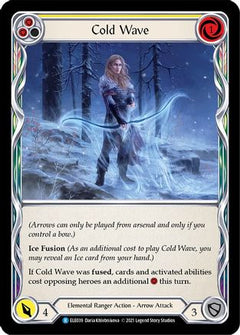 Cold Wave (Yellow) (ELE039) [Tales of Aria] Unlimited Edition - Deck Out Gaming
