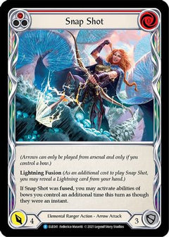 Snap Shot (Red) (ELE041) [Tales of Aria] 1st Edition Rainbow Foil - Deck Out Gaming