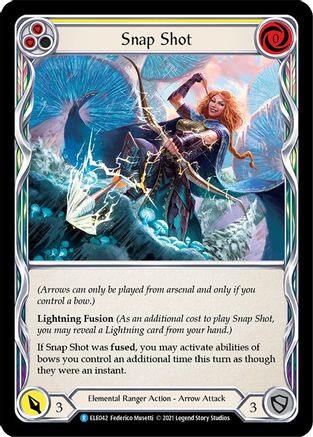 Snap Shot (Yellow) (ELE042) [Tales of Aria] Unlimited Edition - Deck Out Gaming